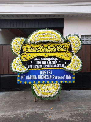 Papan Bunga Duka di Parhorasan Nauli