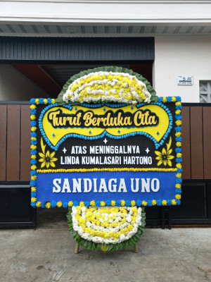Papan Bunga Duka di Parhorasan Nauli